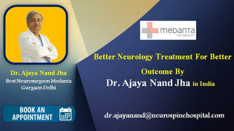 Dr. Ajaya Nand Jha neurosurgeon at Medanta the Medicity Hospital