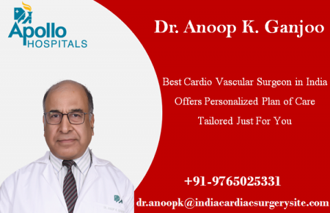 Dr. Anoop K. Ganjoo best cardio vascular surgeon in India