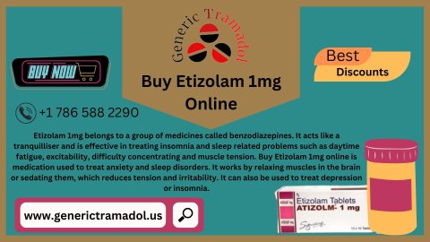 Buy Etizolam 1mg Online Free Shipping in USA