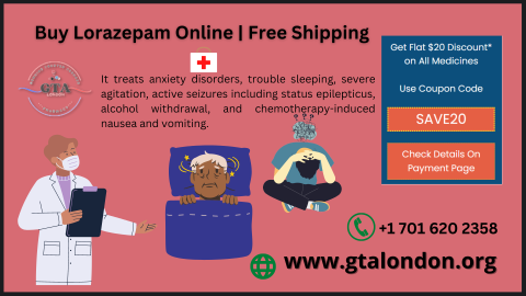 Buy Lorazepam Online | Free Shipping Get $20 Discounts