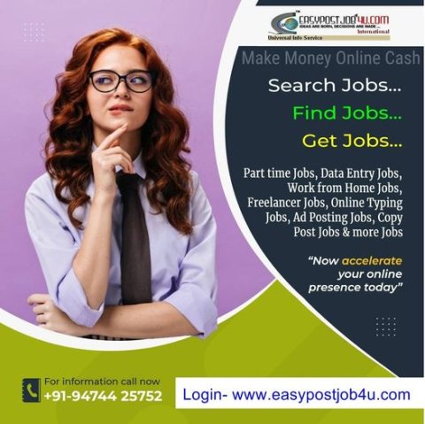 Opening for Online Part Time Job at Universal Info Service.