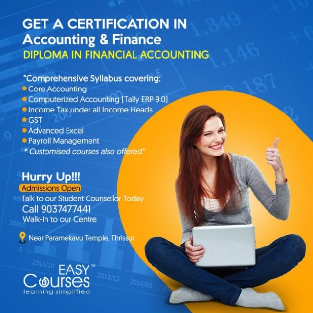 Easy Courses - Diploma in Financial Accounting Course Thrissur
