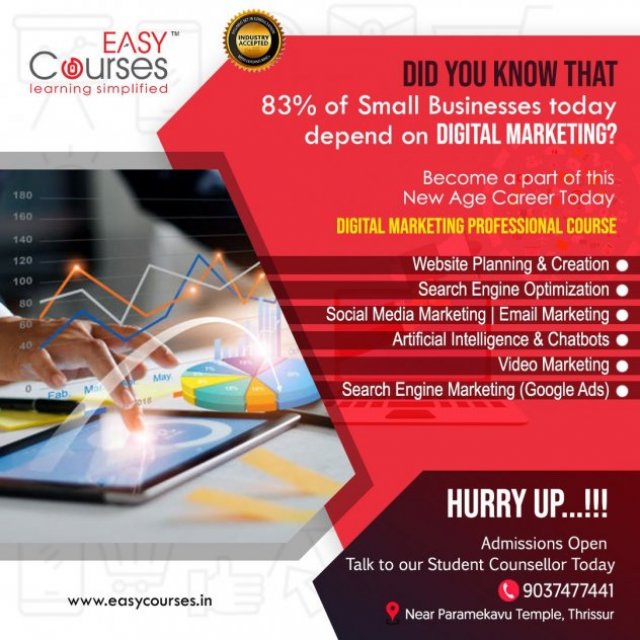 Easy Courses  -Advanced Digital Marketing Training Thrissur