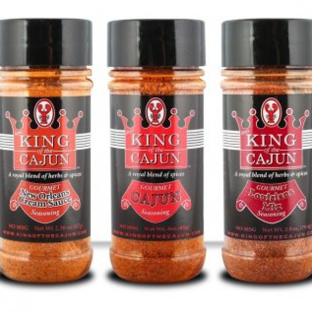 King Of The Cajun Gourmet Brand Seasoning & Southern Barbecue Sauce