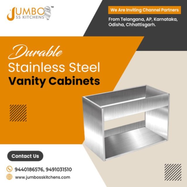 Jumbo SS Kitchens: Best Place to Get Stainless Steel Vanity Cabinets