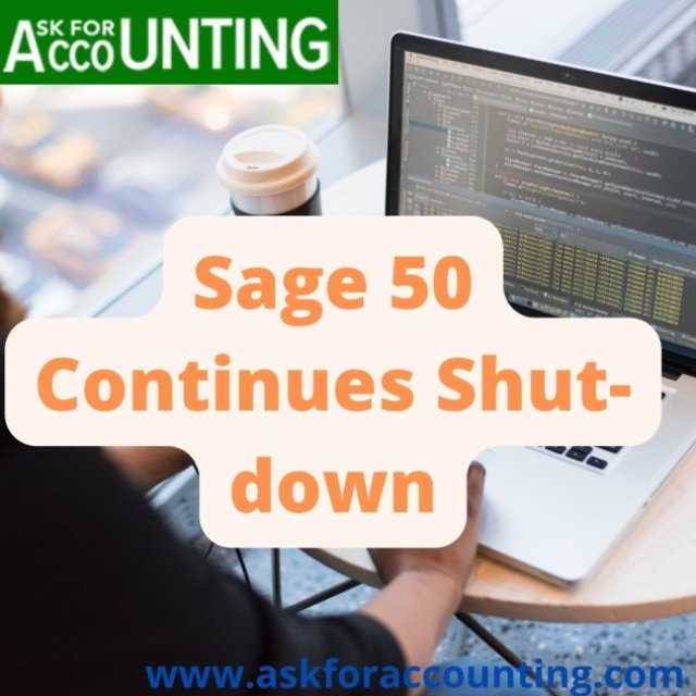 Sage 50 Shut-down