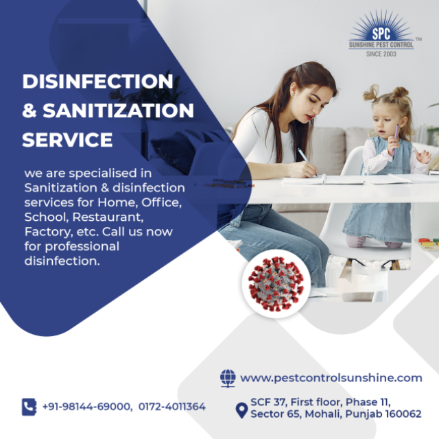Disinfection & Sanitization Service in Mohali