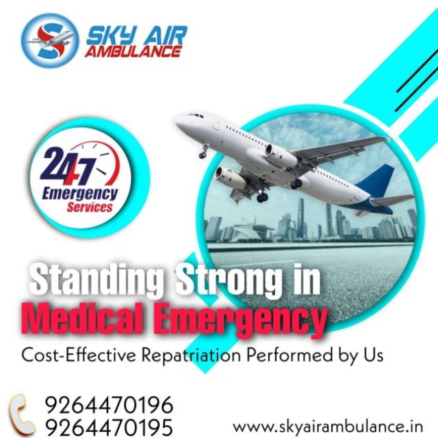 Sky Air Ambulance from Bangalore with Medical Aids is Easily Available