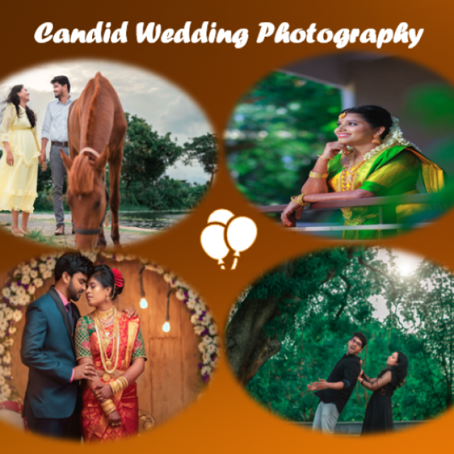 What is candid photography in wedding ?
