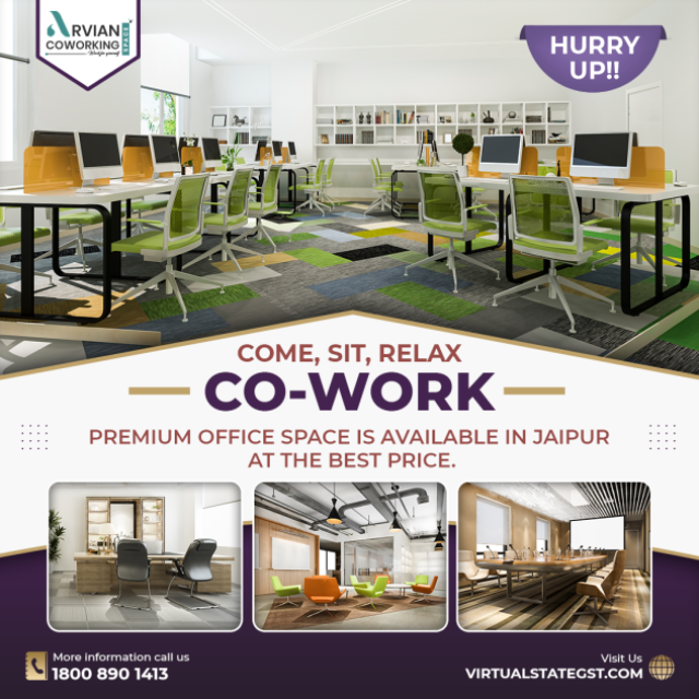 Arvian Coworking Office Space in Jaipur