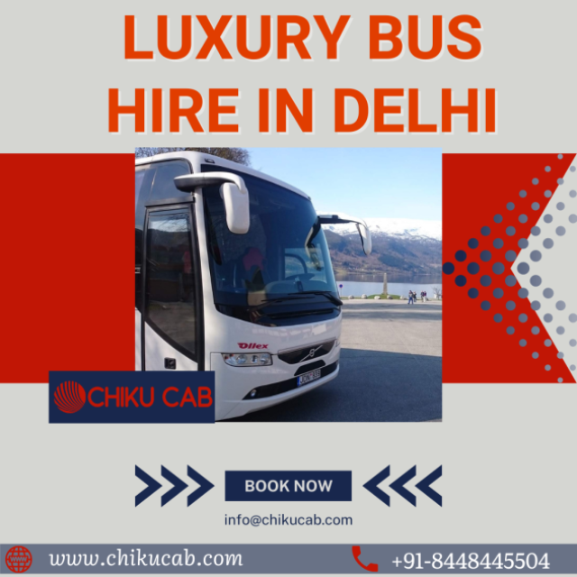 Luxury bus hire in Delhi