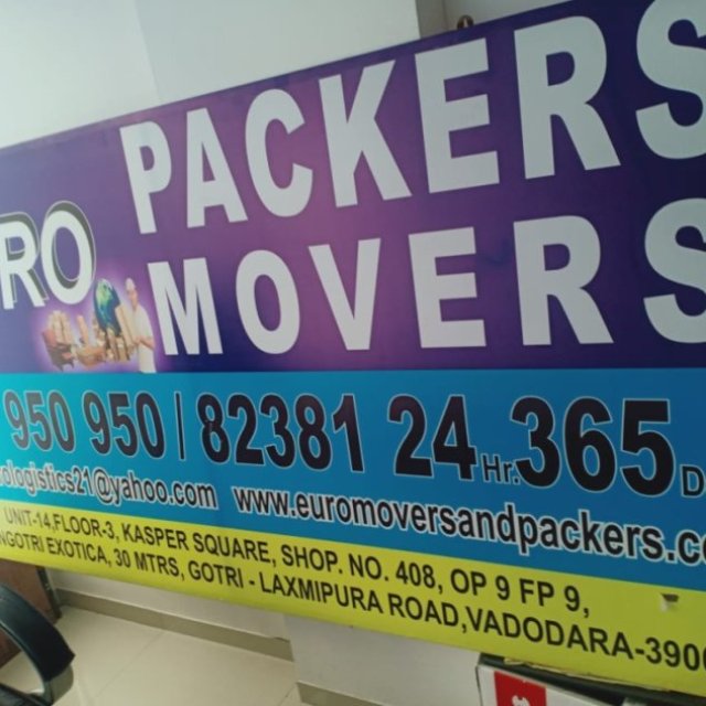 International Moving - Euro Movers and Packers in Vadodara
