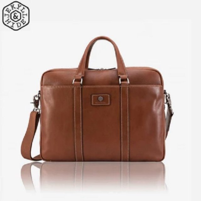 Slim Leather Laptop Briefcases | Jekyll and Hide UK