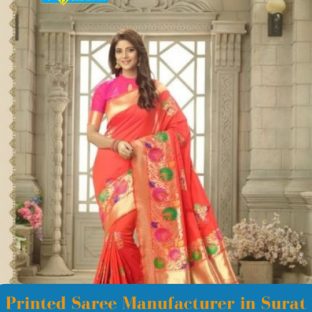 Printed Saree Manufacturer in Surat