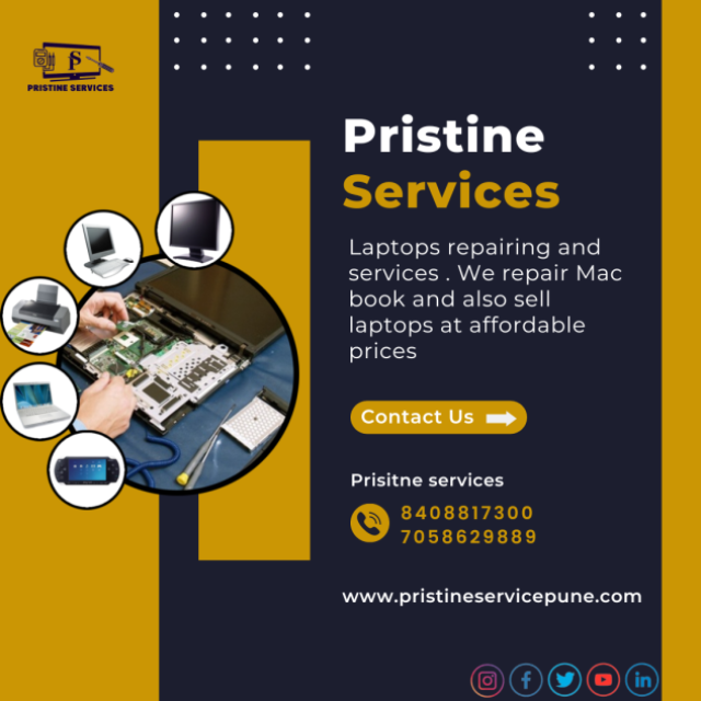 Pristine Services Laptops Sell, Repair And Services At Affordable Prices