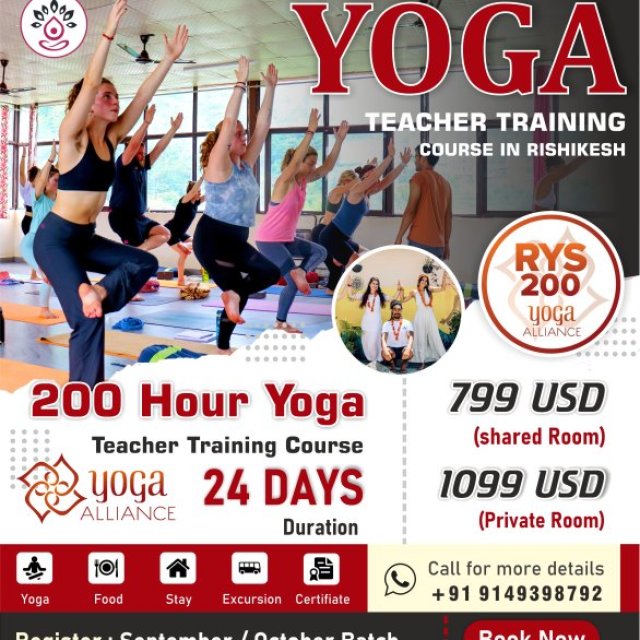 200 hour yoga teacher training rishikesh