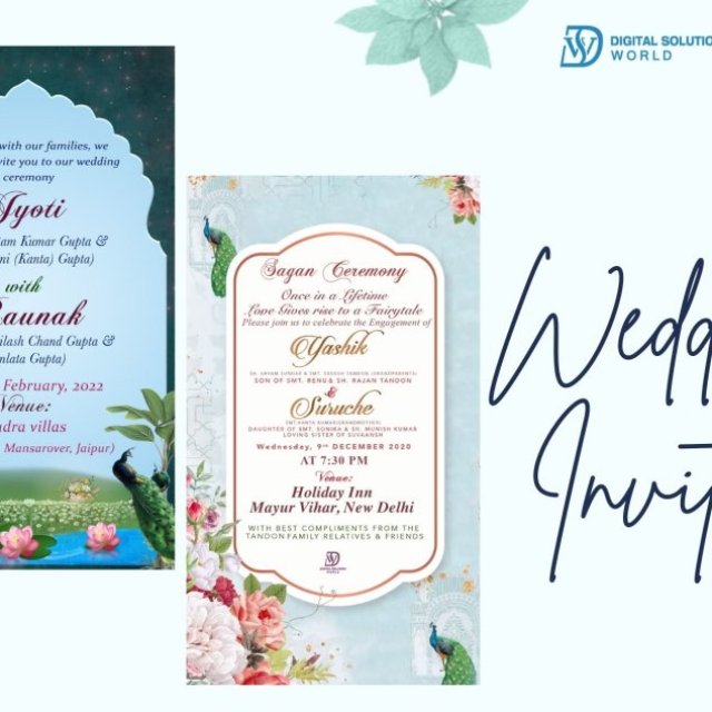 Digital Invitation Card for Wedding in Delhi