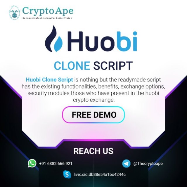 Huobi Clone Script