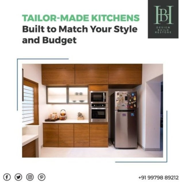 Tailor Made Kitchen Design Services for Your Home In Vadodara - Harmonic Bay