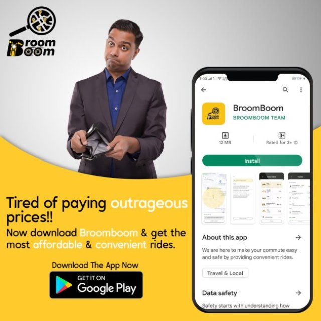 Cab and taxi service - Broomboom