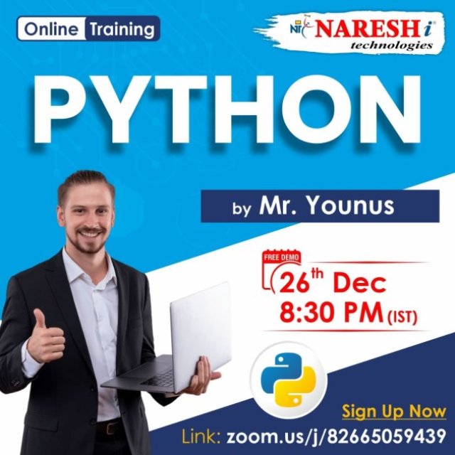 Attend Free Demo On Python by Mr. Younus -NareshIT
