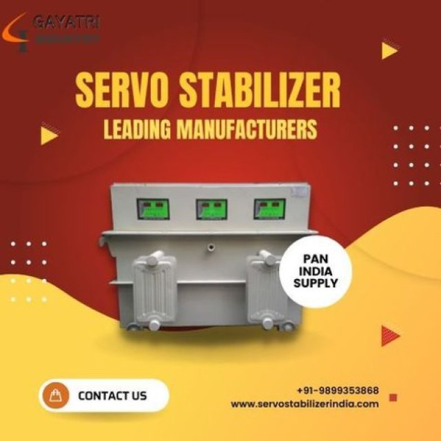 Servo voltage stabilizers - Gayatri Industry