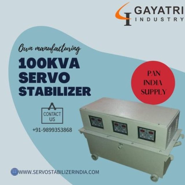 Servo voltage stabilizers - Gayatri Industry