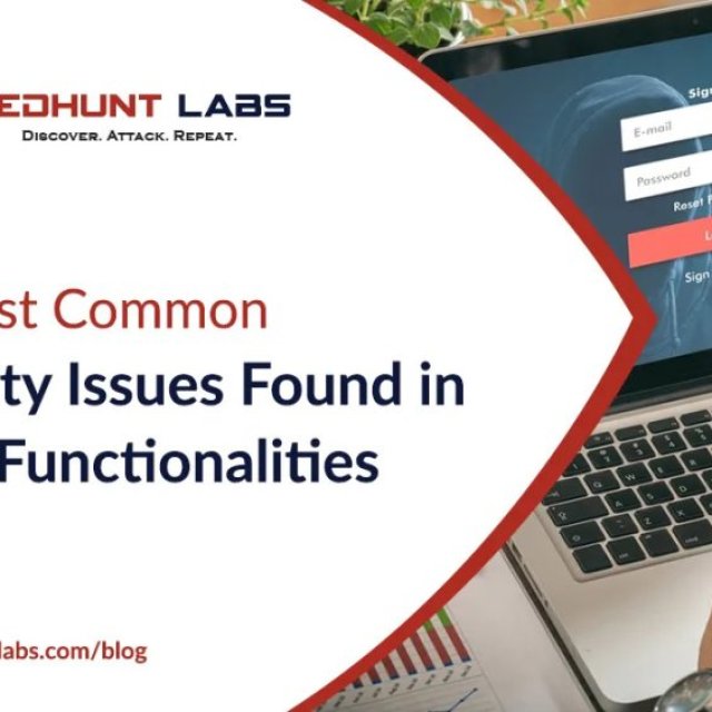 10 Most Common Continuous Security Issues Found in Login Functionalities | RedHunt Labs
