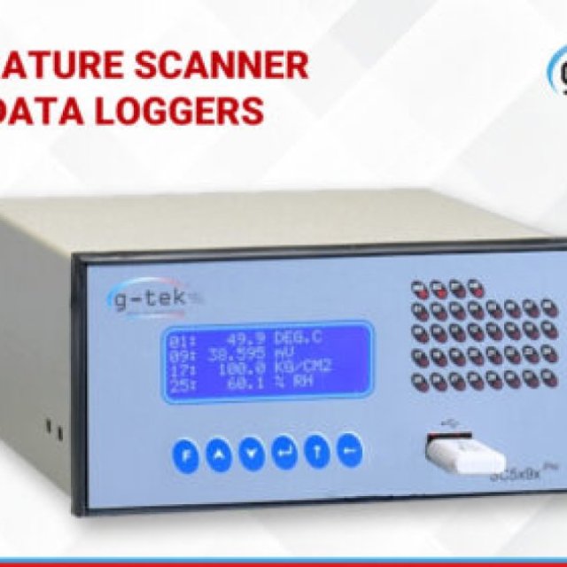 Temperature Scanner and Universal Input Data Logger Manufacturer In Vadodara- G-Tek Corporation Pvt. Ltd.