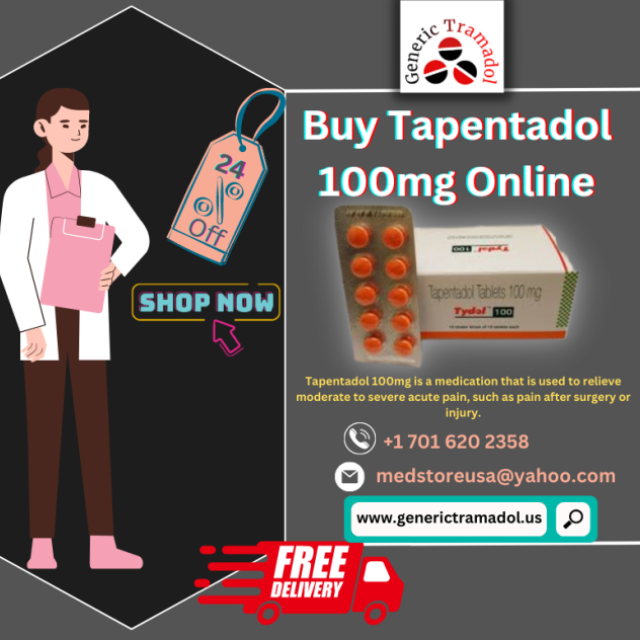 Buy Tapentadol 100mg Online on Cheap Price with Free Delivery