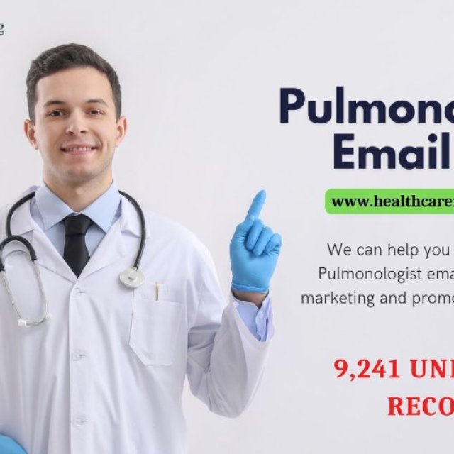 Pulmonologist Email List