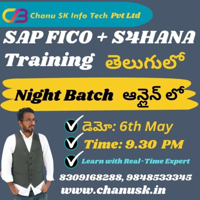SAP FICO Online Training In Telugu
