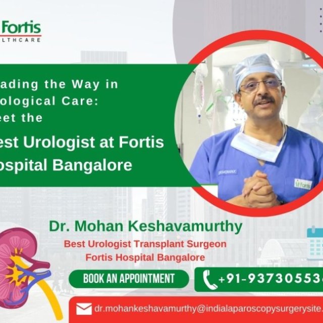 Dr. Mohan Keshavamurthy Top Urologist Bangalore