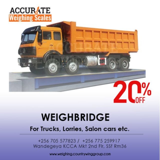 Accurate weighbridge vehicle weighing systems you can depend on in Kampala Uganda