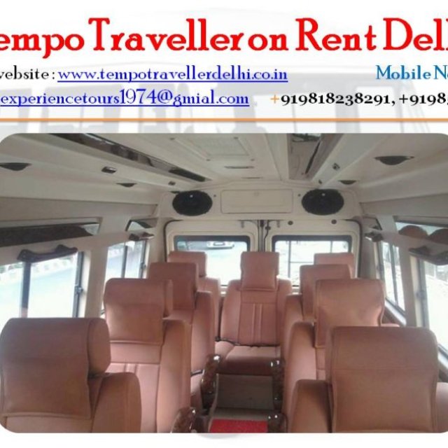 9 Seater | 12 Seater | 15 Seater | Tempo Traveller on Hire Rent Delhi
