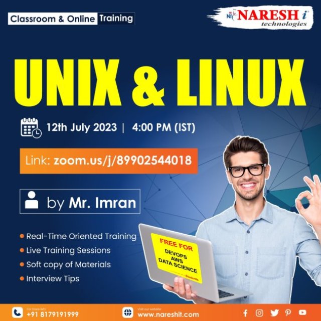 Attend a Free Online Demo On Unix/Linux - NareshIT