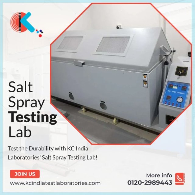 Salt Spray Testing Lab