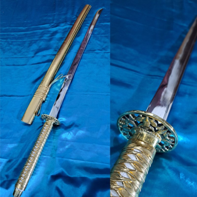 Golden Katana Sword