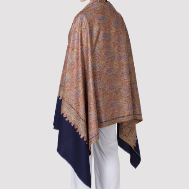 Hand-Embroidered Cashmere Shawls & Scarves