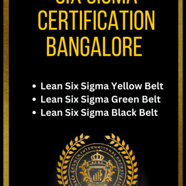 Six sigma certification in Bangalore | highcareergrowth