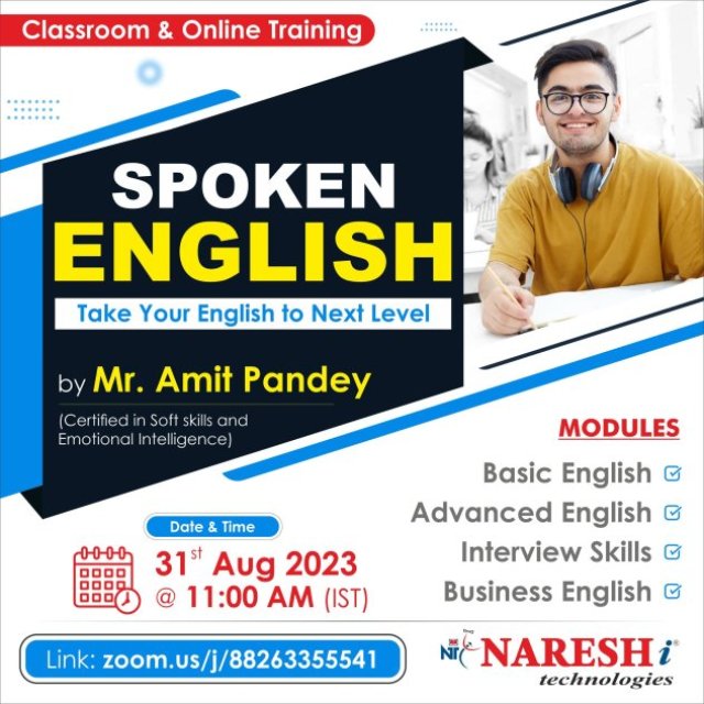 Free Demo On Spoken English Program By Mr. Amit Pandey -NareshIT
