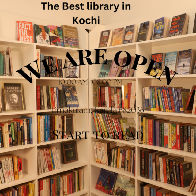 The best library in Kochi (Granthapura | Library & Bookstore)