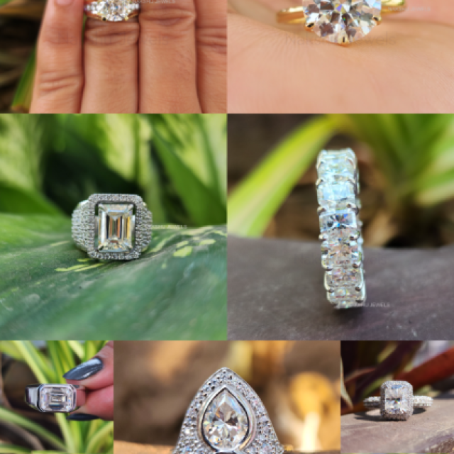 Nakshu Jewels - Moissanite Engagement Ring