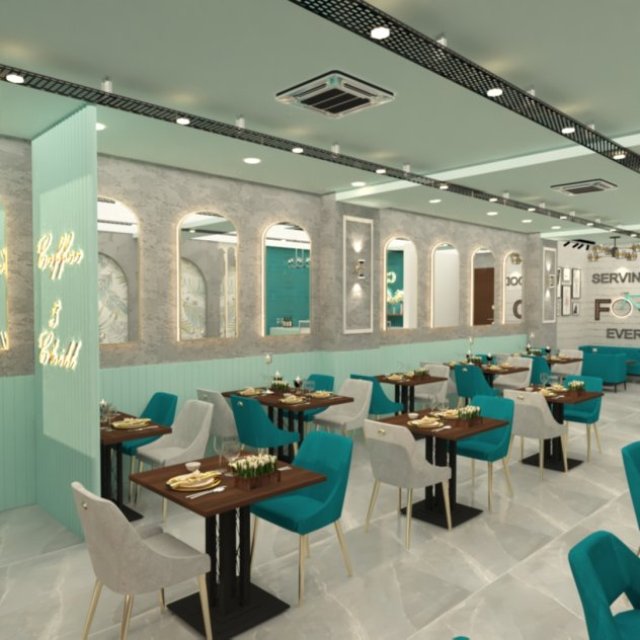 Best luxury cafe interior designer in New Delhi | Top luxury interior designers in Delhi NCR