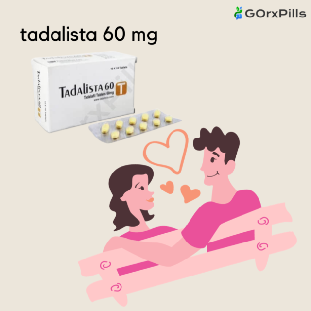 Tadalista 60 mg (Tadalafil 60mg) - Gorxpills
