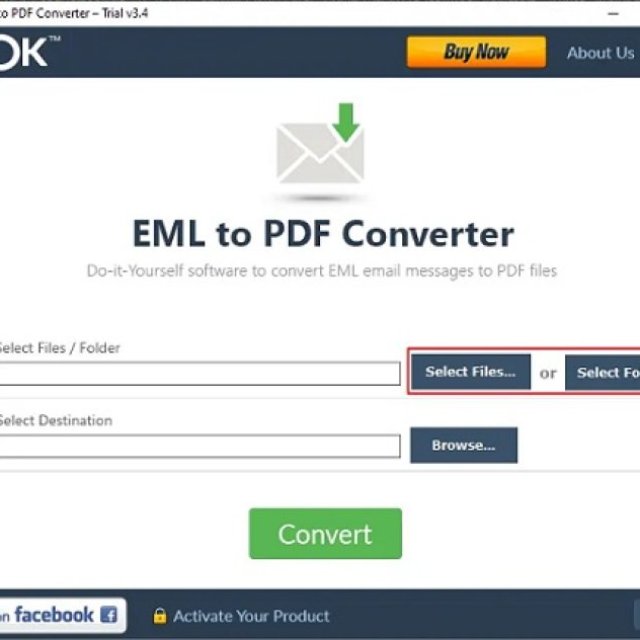 ZOOK EML to PDF Converter