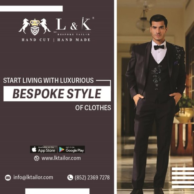 Custom Suit Online- L & K Bespoke Tailor