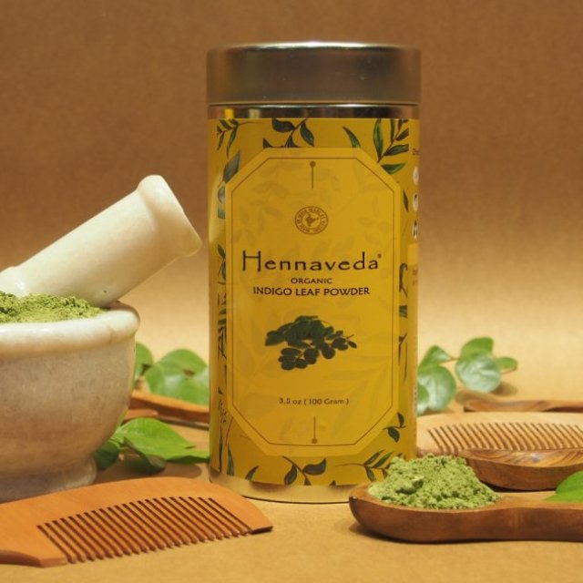 Organic Indigo Powder for Hair - Hennaveda