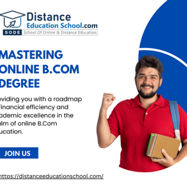 Online BCom Degree In India